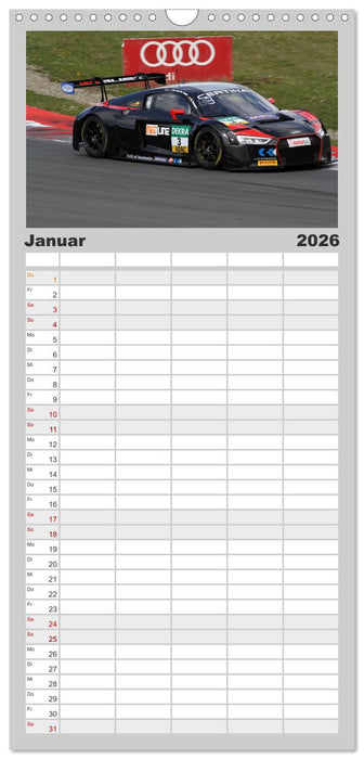 SPORTWAGEN DTM und FIA GT (CALVENDO Familienplaner 2026)