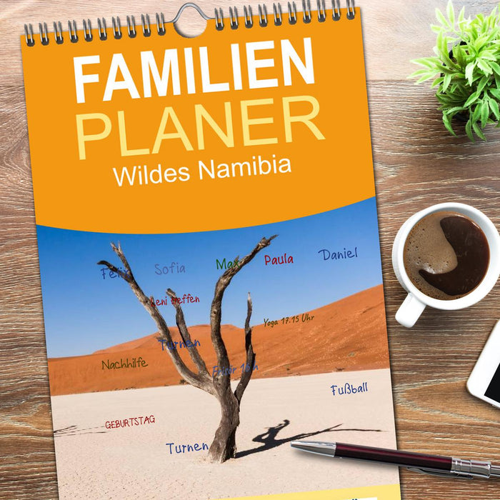 Wildes Namibia (CALVENDO Familienplaner 2026)
