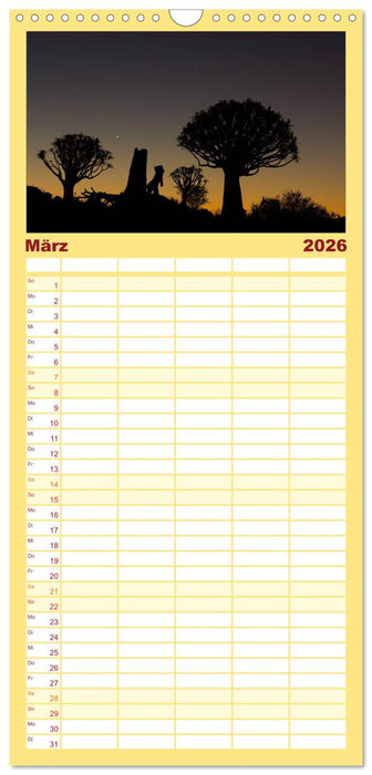 Wildes Namibia (CALVENDO Familienplaner 2026)