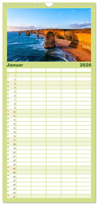 Australien - Travel The Gravel (CALVENDO Familienplaner 2026)