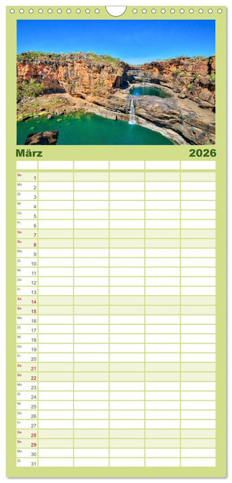 Australien - Travel The Gravel (CALVENDO Familienplaner 2026)