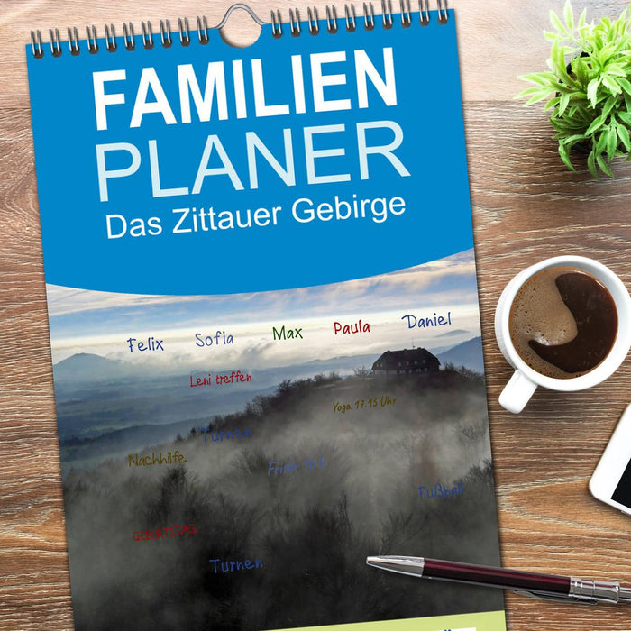 Das Zittauer Gebirge - (CALVENDO Familienplaner 2026)