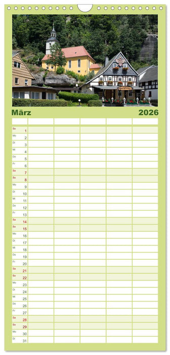 Das Zittauer Gebirge - (CALVENDO Familienplaner 2026)