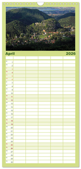 Das Zittauer Gebirge - (CALVENDO Familienplaner 2026)