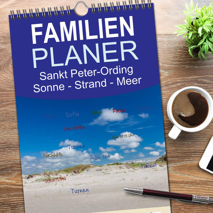 Sankt Peter-Ording. Sonne - Strand - Meer (CALVENDO Familienplaner 2026)