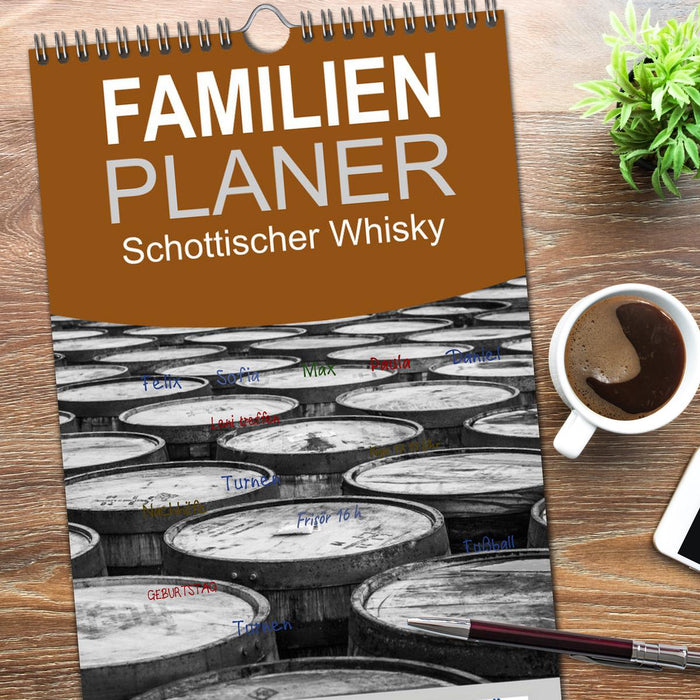 Schottischer Whisky (CALVENDO Familienplaner 2026)