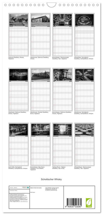 Schottischer Whisky (CALVENDO Familienplaner 2026)