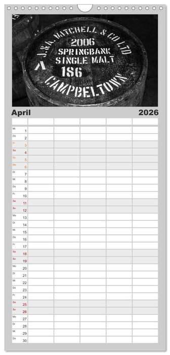 Schottischer Whisky (CALVENDO Familienplaner 2026)