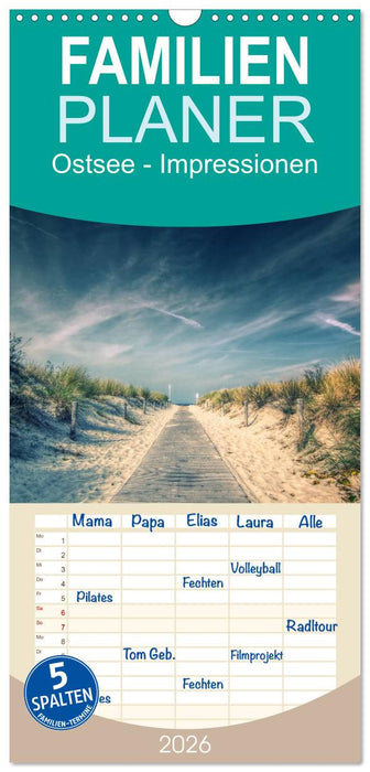 Ostsee - Impressionen (CALVENDO Familienplaner 2026)