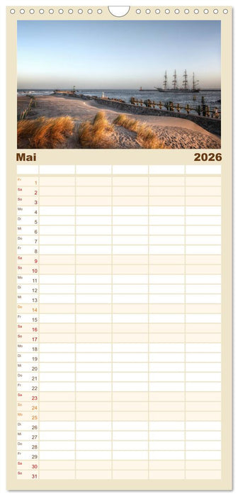 Ostsee - Impressionen (CALVENDO Familienplaner 2026)