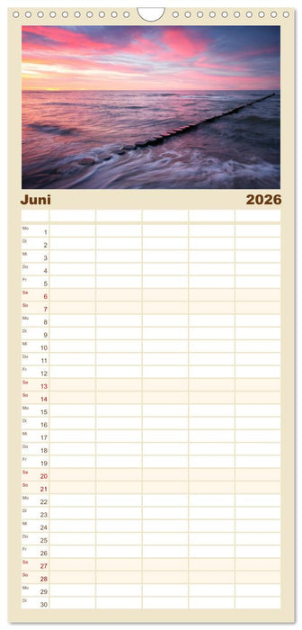 Ostsee - Impressionen (CALVENDO Familienplaner 2026)