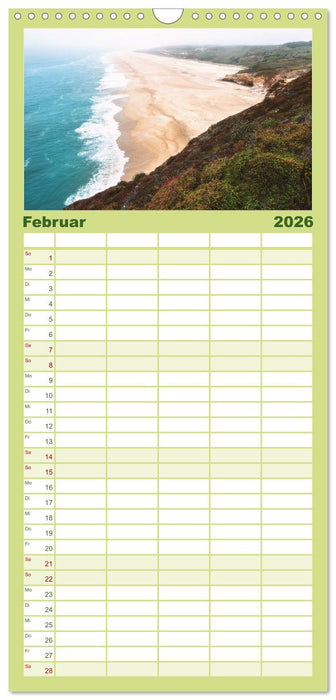 Portugal - Von Porto bis zur Algarve (CALVENDO Familienplaner 2026)