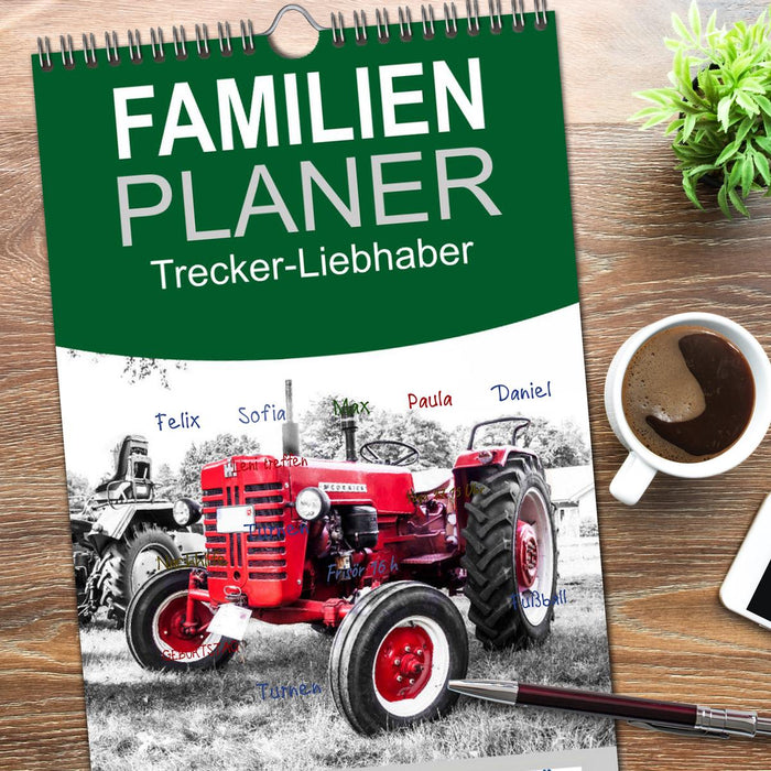 Trecker-Liebhaber (CALVENDO Familienplaner 2026)