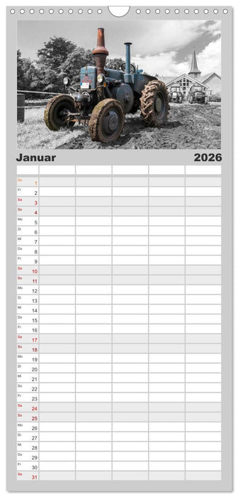 Trecker-Liebhaber (CALVENDO Familienplaner 2026)