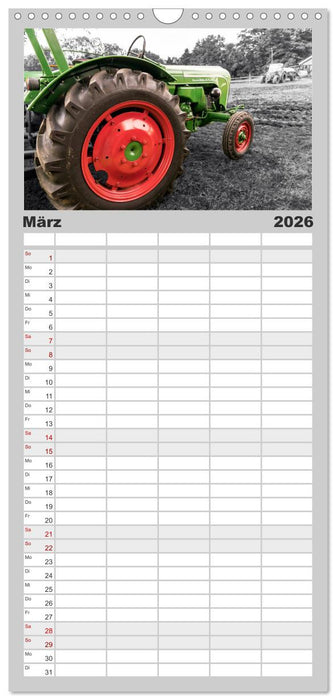 Trecker-Liebhaber (CALVENDO Familienplaner 2026)