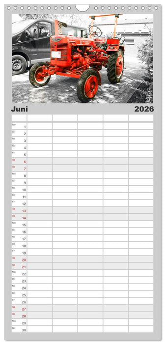Trecker-Liebhaber (CALVENDO Familienplaner 2026)