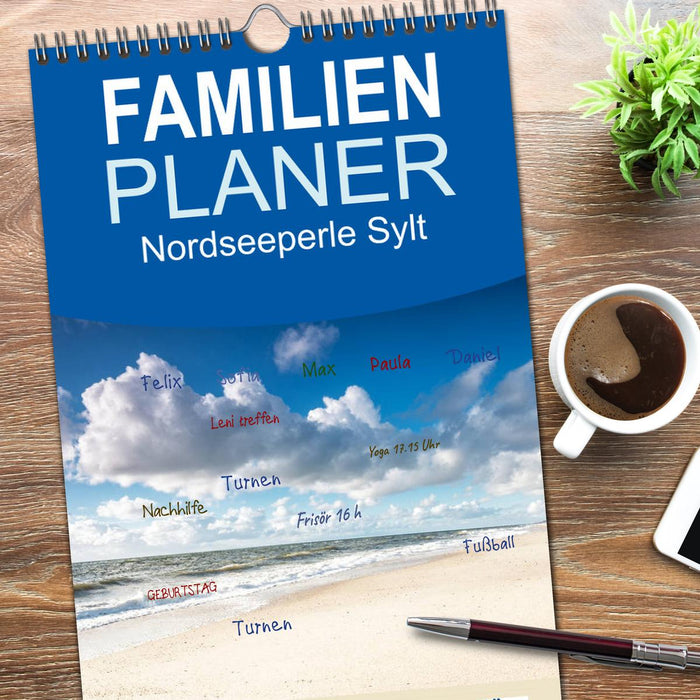 Nordseeperle Sylt (CALVENDO Familienplaner 2026)