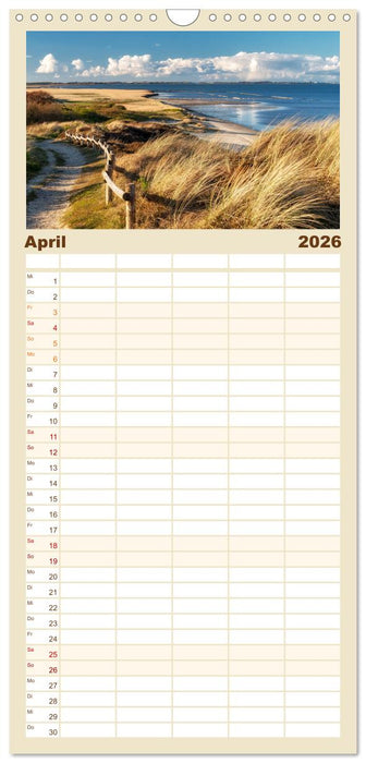 Nordseeperle Sylt (CALVENDO Familienplaner 2026)