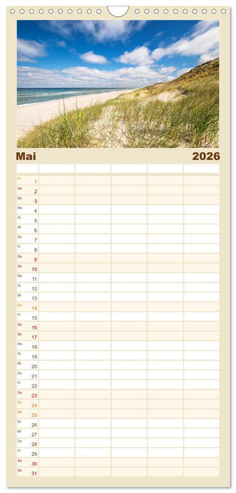 Nordseeperle Sylt (CALVENDO Familienplaner 2026)