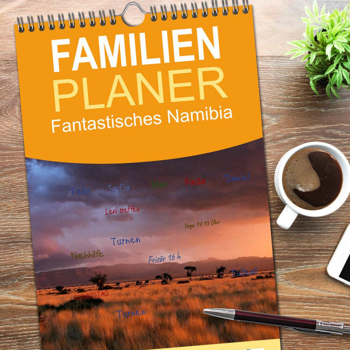 Fantastisches Namibia (CALVENDO Familienplaner 2026)