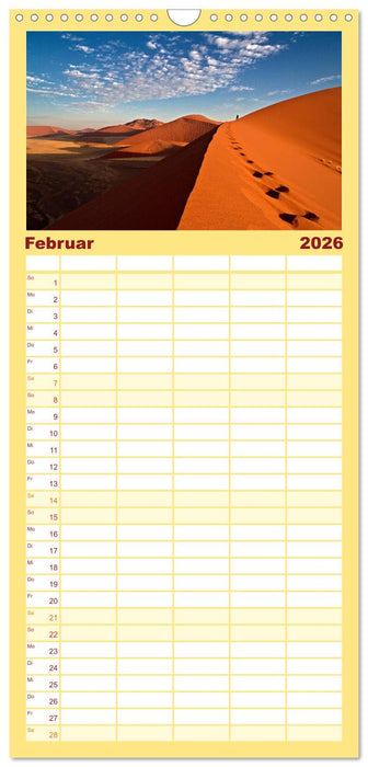 Fantastisches Namibia (CALVENDO Familienplaner 2026)