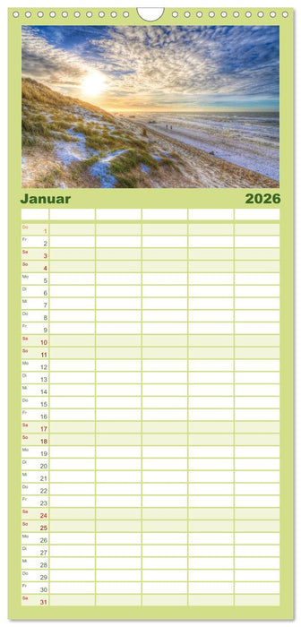 Sehnsucht Dänemark - Danmark (CALVENDO Familienplaner 2026)