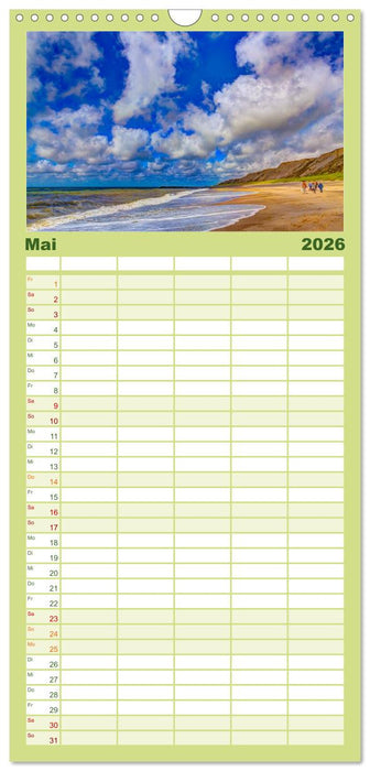 Sehnsucht Dänemark - Danmark (CALVENDO Familienplaner 2026)