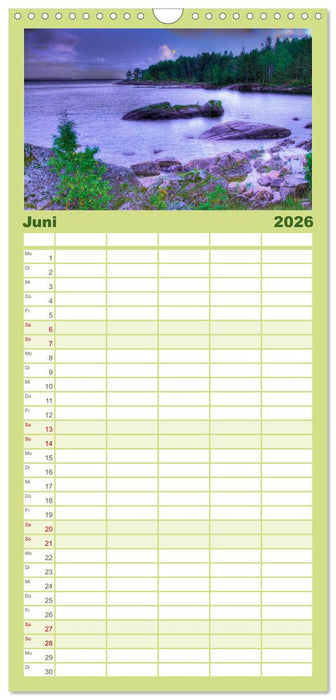 Sehnsucht Schweden - Sverige (CALVENDO Familienplaner 2026)