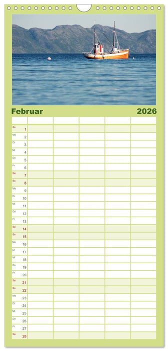 Norwegen (CALVENDO Familienplaner 2026)