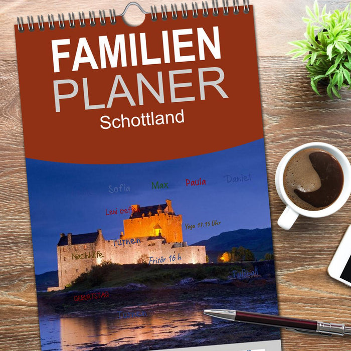 Schottland (CALVENDO Familienplaner 2026)