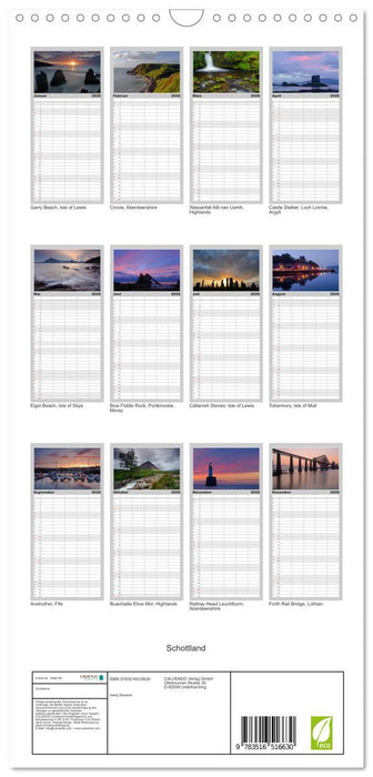 Schottland (CALVENDO Familienplaner 2026)