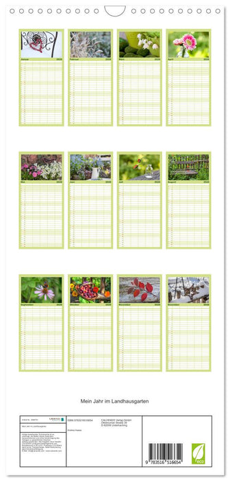Mein Jahr im Landhausgarten (CALVENDO Familienplaner 2026)