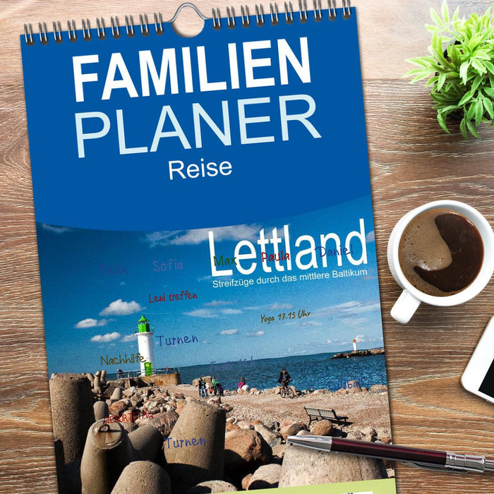 Lettland - Streifzüge durch das mittlere Baltikum (CALVENDO Familienplaner 2026)