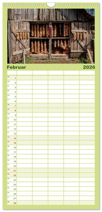 Lettland - Streifzüge durch das mittlere Baltikum (CALVENDO Familienplaner 2026)