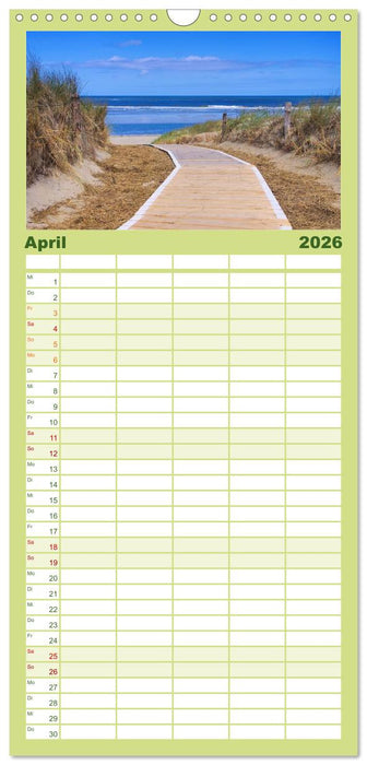 Langeoog - Schönste Insel Ostfrieslands (CALVENDO Familienplaner 2026)