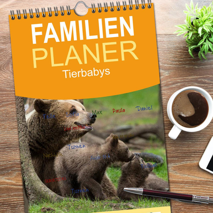 Tierbabys 2026 (CALVENDO Familienplaner 2026)