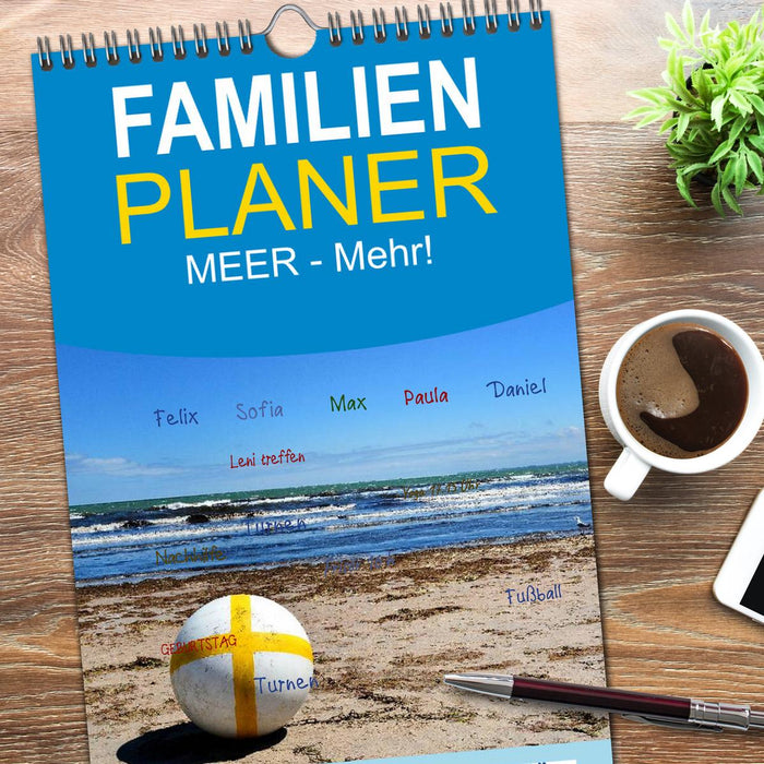 MEER - Mehr! (CALVENDO Familienplaner 2026)