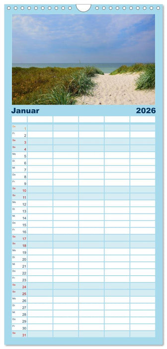 MEER - Mehr! (CALVENDO Familienplaner 2026)