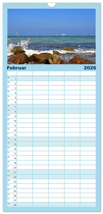 MEER - Mehr! (CALVENDO Familienplaner 2026)