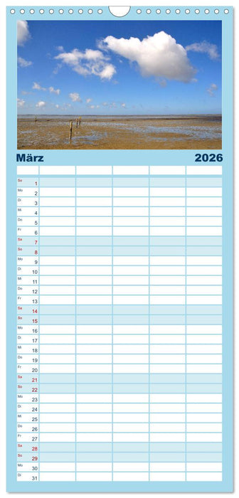 MEER - Mehr! (CALVENDO Familienplaner 2026)