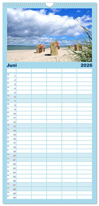 MEER - Mehr! (CALVENDO Familienplaner 2026)