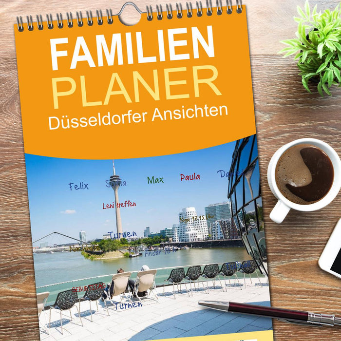 Düsseldorfer - Ansichten (CALVENDO Familienplaner 2026)