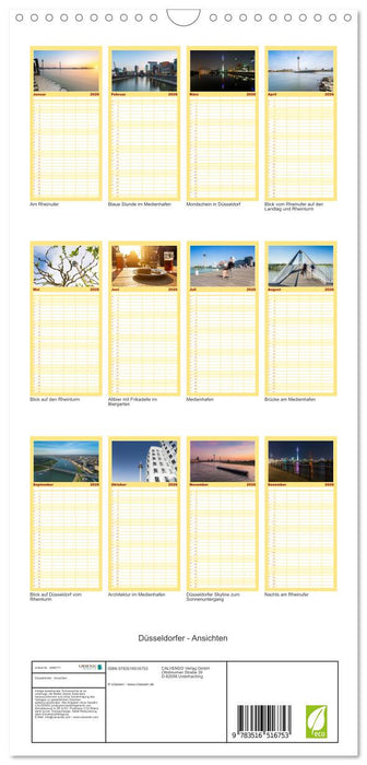 Düsseldorfer - Ansichten (CALVENDO Familienplaner 2026)