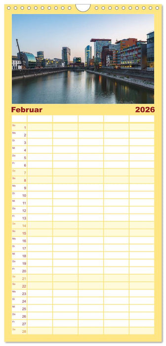 Düsseldorfer - Ansichten (CALVENDO Familienplaner 2026)