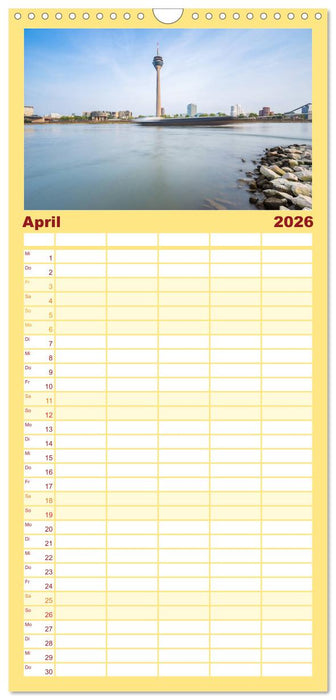 Düsseldorfer - Ansichten (CALVENDO Familienplaner 2026)