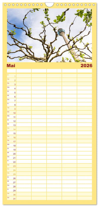 Düsseldorfer - Ansichten (CALVENDO Familienplaner 2026)