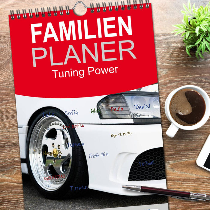 Tuning Power (CALVENDO Familienplaner 2026)