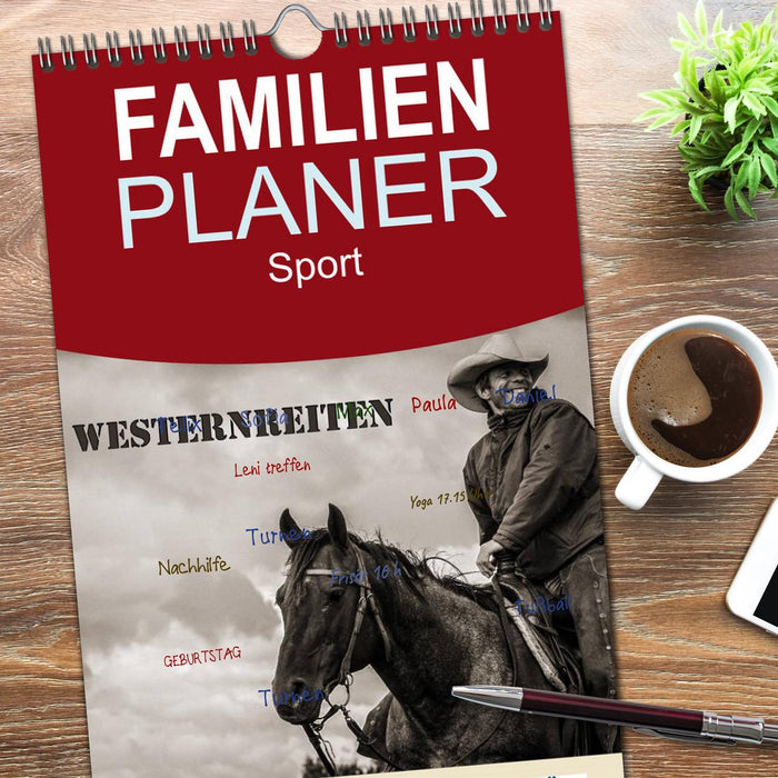Westernreiten (CALVENDO Familienplaner 2026)