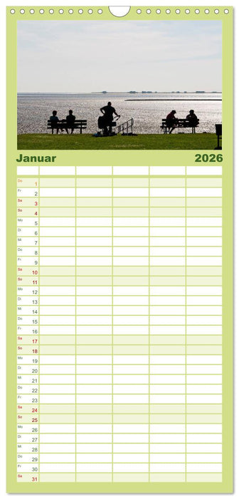 Hallig Hooge - zwischen Himmel und Erde (CALVENDO Familienplaner 2026)