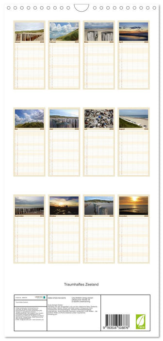 Traumhaftes Zeeland (CALVENDO Familienplaner 2026)